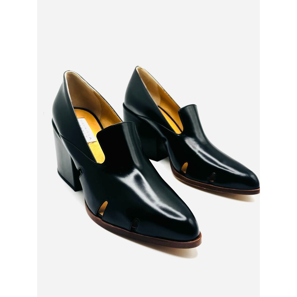 Gabriela Hearst Eliza 80mm Leather Loafer Pumps NIB Black EU 41 - Picture 8 of 10